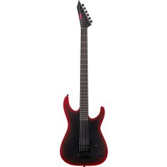 Ltd LTD M-6 Evertune 30'' Black Metal Black Red Burst Satin - Vue 1